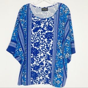 Bob Mackie Tops - 5/$25 Bob Mackie Floral Print Short Sleeve Top Bob Mackie Tops - 5/$25 Bob Mackie Floral Print Short Sleeve Top